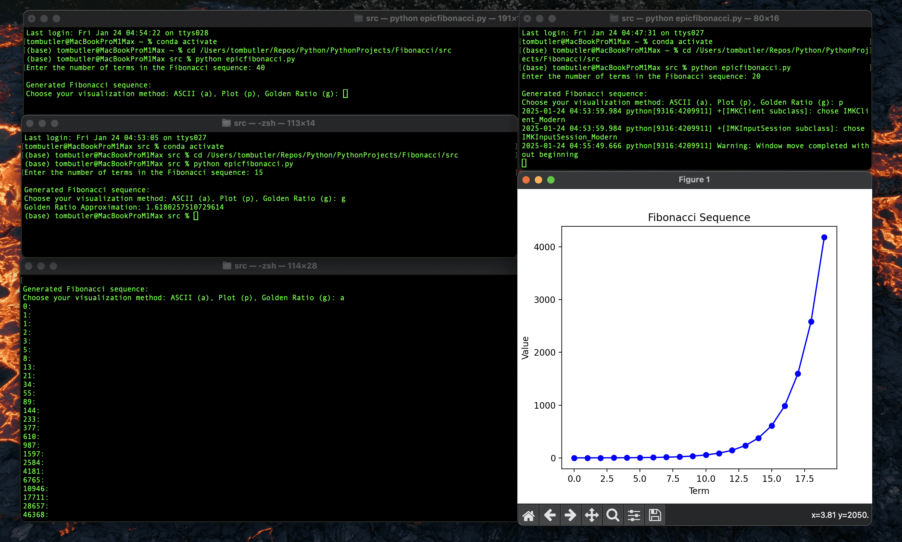 Python Projects Dashboard