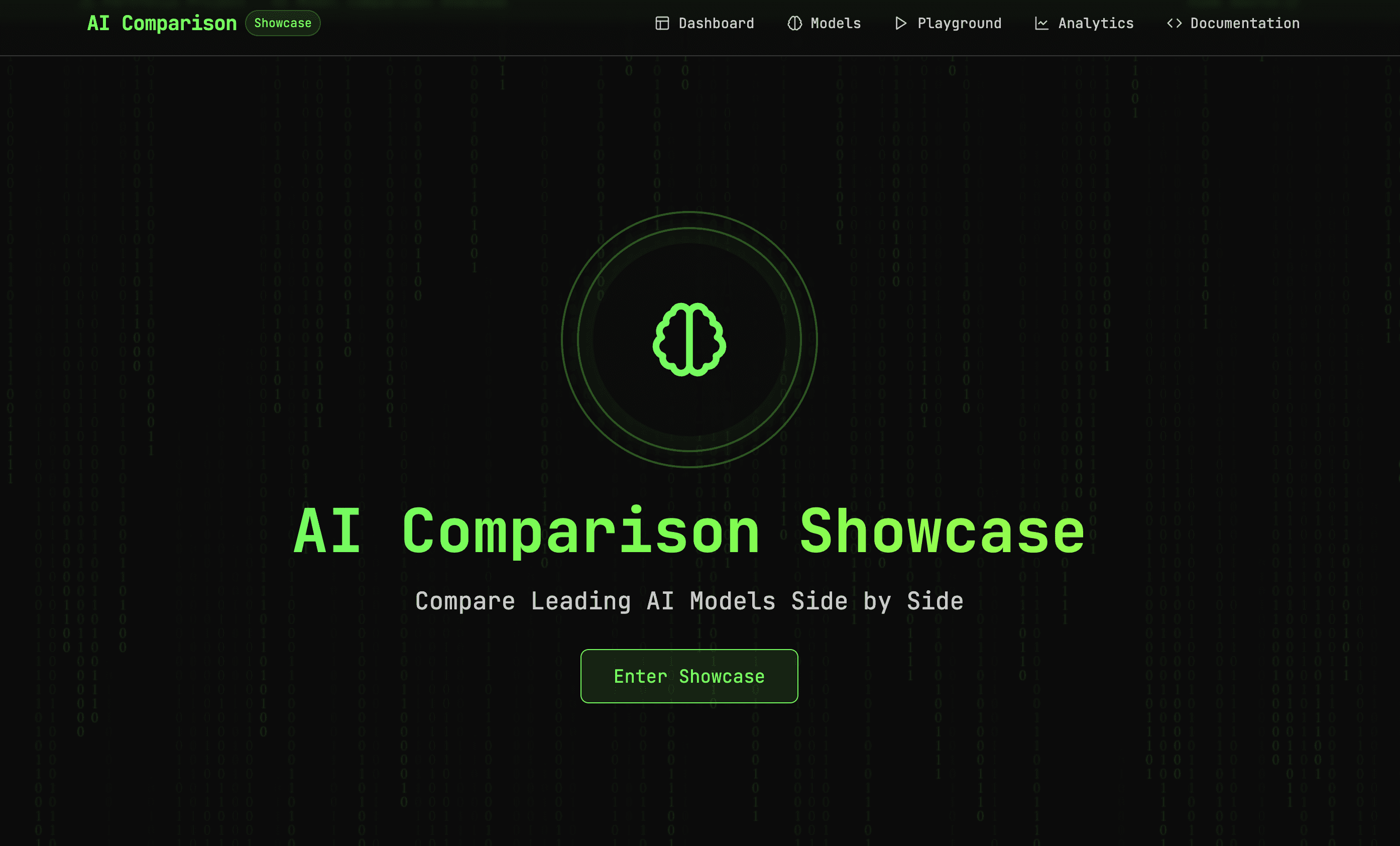 AI Comparison Showcase