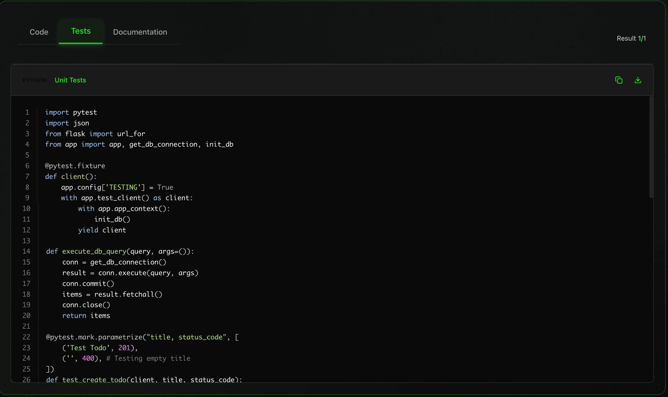 Automated Test Generation